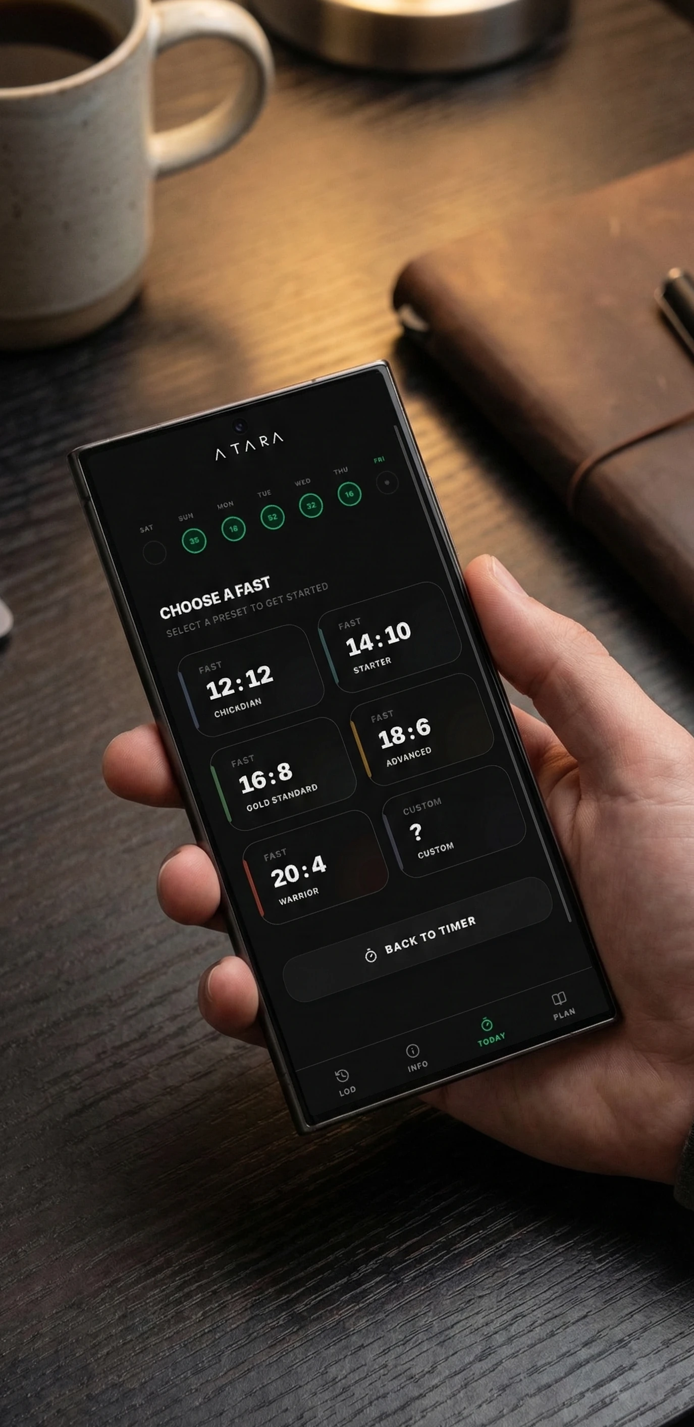 Atara Presets Screen